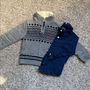 Nautica -  dress shirt and sweater 🎉 (5 FOR $20)